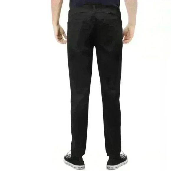 XRAY Jeans | Men's Black Elastic Waist  Jogger Twill Pants - Picture 2 of 7